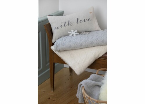 RIGA cotton throw “simple stars allover” – recycling