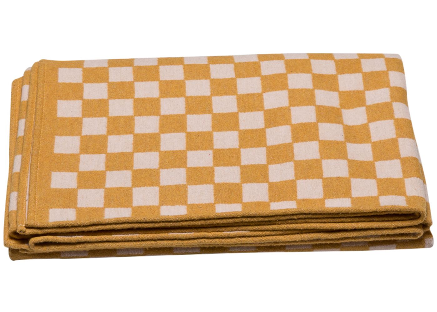 LUCA flannel cotton throw “checkerboard”