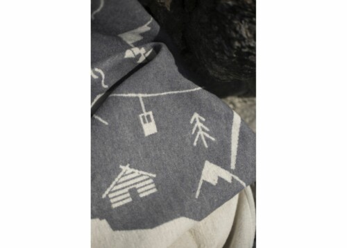 LUCA flannel cotton throw “Austria”