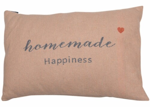 SILVRETTA cushion cover “homemade happiness”