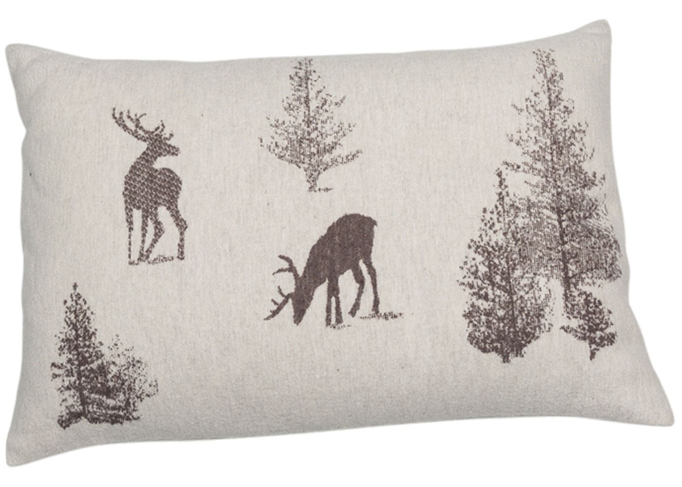 SILVRETTA cushion cover “stags/trees allover”